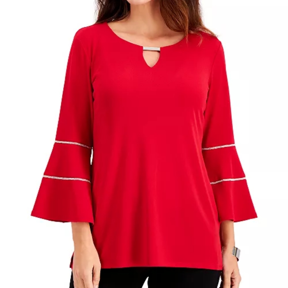 Bell-Sleeve Top